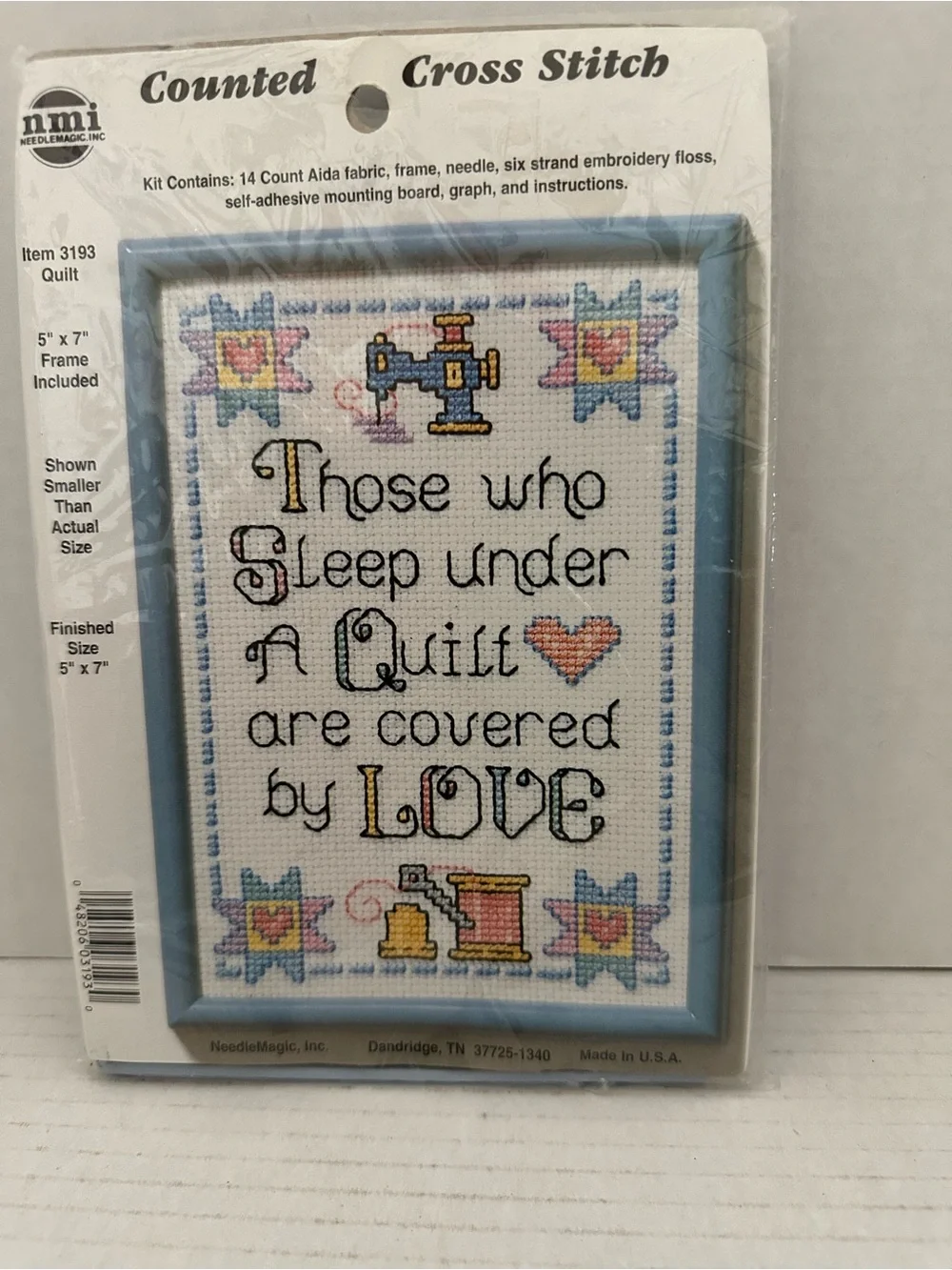 Lot of 3 Counted Cross Stitch; Kinkade, NMI and Bucilla #9